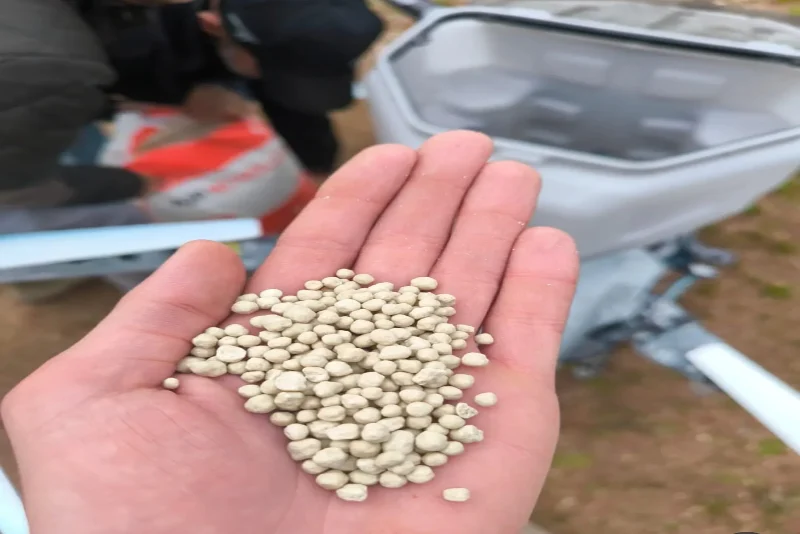 agritech adubação com drone