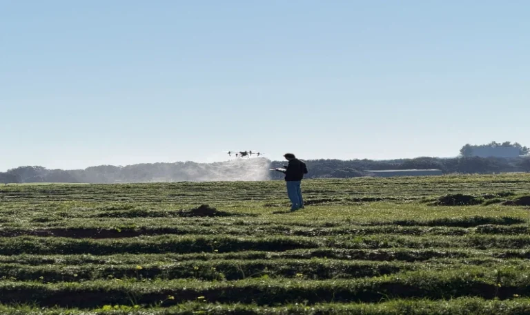 agritech pulverização com drone